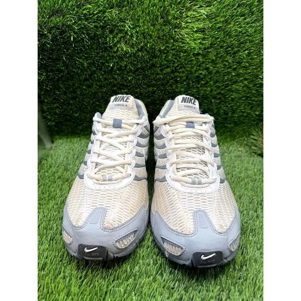 Nike Air Max Torch 4 343846-100 Athletic Sneaker Men's 11.5 White Mesh Running